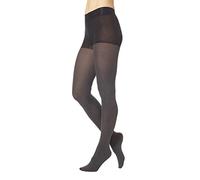 HUE Super Opaque Tights with Control Top Graphite Heather 3