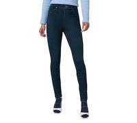 HUE Legging en Jean Taille Haute Ultra-Doux Bonneterie, Noir Indigo délavé, L Femme