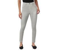 HUE Legging en Jean Taille Haute Ultra-Doux, Gris argenté délavé, L Femme