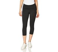 HUE Legging Capri occultant en Coton à Taille Large, Assortis, Graphite chiné, M Femme