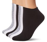 HUE Women's Cotton Liner No-Show Sock 6-Pack