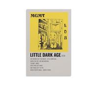 HUEAEHAHE MGMT Little Dark Age Poster Chambre Toile Décorative Affiches Esthétiques Poster Impression Mur Art Décor Affiches 20 x 30 cm (08 x 12 pouces) Sans Cadre Style
