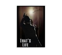HUEAEHAHE Poster décoratif sur toile de Frank Sinatra, That's Life (1) - Impression sur toile - Décoration murale - 60 x 90 cm - Sans cadre, style 8