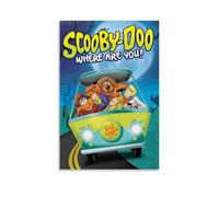 HUEAEHAHE Scooby Doo, Where Are You 1969 Poster décoratif sur toile pour chambre - Impression esthétique - Décoration murale - 60 x 90 cm - Style 1