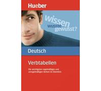 Tableaux de verbes – Allemand – Dictionnaires et aides d'étude Hueber
