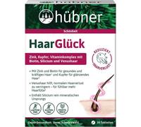 Hübner Bonheur des cheveux | 30 comprimés | zinc, cuivre, biotine, silicium & cheveux de Vénus | végétalien