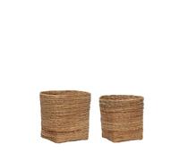 Hübsch Gentle Panier Naturel Lot de 2