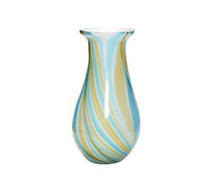Hübsch Kaleido Vase Bleu/ Jaune