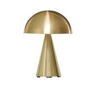 Hübsch - Mush LED Portable Lampe de Table Dim. Laiton
