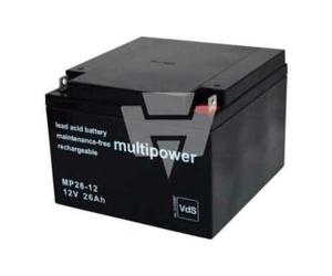 Hückmann Hückmann Multipower Batterie plomb MP26-12 Pb 12V/26Ah 117381 Quantité:1