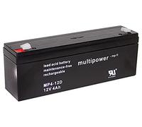 Hückmann Multipower 111456 Batterie au Plomb MP4-12D Noir