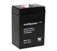 Hückmann Multipower 117696 Batterie au Plomb MP4,5-6 MBL6/4,5 Ah