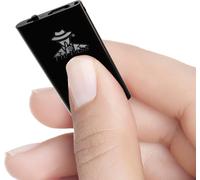HUEE-Micro Espion - Le Plus Petit Enregistreur Vocal Ultra-Compact (4X2 Cm, 5 Mm D'Épaisseur) - Discret Et Idéal Pour Réunions, Voiture, Surveillance Et Conférences