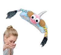 Huehkir Bandeau pour laver le visage, bandeau de maquillage, Bandeaux de dessins animés drôles, Bandeaux tendance pour soins de la peau, lavage du visage et maquillage, femmes filles.