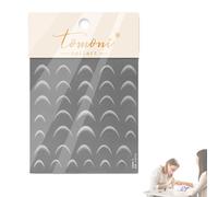 Huehkir Décalcomanies à ongles auto-adhésives, décalcomanies à ongles pour vernis gel,Autocollants d’ de couleur dégradée pour femmes | Autocollants pour de vacances, design en forme de