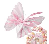 Huehkir Décoration Murale Grand Papillon | 50 Centimètres Onirique - Grande Décoration Murale Papillon en 3D,pour Mariage Fête Célébration Porche Arche Fenêtre Manteau Porte Salle À Manger Patio