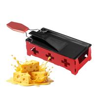 Huehkir Grill À Raclette Pour Fromage,Appareil De Gril Compact De Cuisine - Four À Raclette Et À Fondue - Pour Barbecue Camping Cuisine Domicile Fêtes Et Extérieur