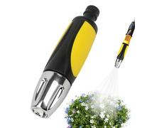 Huehkir Lance d'Arrosage pour Jardin | Raccord de Douche Étanche | Buse en Métal Robuste avec Motifs Ajustables et Robinet Arrêt/Départ | pour Usage Extérieur, Lavage de Voiture et Jardinage