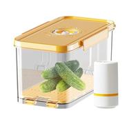 Huehkir Récipient sous vide alimentaire avec pompe, Ensemble de récipients sous vide, Boîte Alimentaire sous Vide, Boite sous Vide Alimentaire Food Saver Boite avec Pompe à Vide, Facile à utiliser