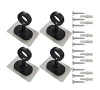 Huehkir Support pour Tringle à Rideau au Plafond,Porte Tringle Plafond Robustes | 4 Pièces Fixation Adhésive Sans Perçage 2,5-3,2 cm Salle De Bain Location Appartement Chambre Étudiante