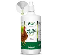 HÜHNER Land Vermifuge liquide 100 ml - pour poules et volailles avec véritable vermifuge (Artemisia Absinthium) dans une formule végétale à base de recette, convient pour les poules