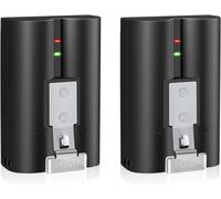HUEJ-2 Packs Pour Ring Batteries 6040Mah Batterie De Remplacement Pour Sonnette Vidéo Compatible Avec Video Doorbell 2/3/4/3 Plus,Stick Up Cam Battery (2Nd & 3Rd Gen),Spotlight Cam,Peephole Cam