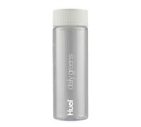 Huel Bouteille Daily Greens | Sans BPA | Transparente avec un couvercle blanc | Guide de ligne de remplissage pour des mesures parfaites | Passe au lave-vaisselle | 382,7 g
