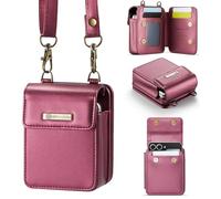 Hülle Coque pour Blackview Hero 10 Boîtier + Crochet Cuir Universal Wallet Sac à Bandoulière,Multi-Function Mini Bag Case étui pour Blackview Hero 10(4)