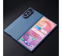 Hülle Coque pour Galaxy Z Fold7 étui Carbon Magnet Case(Bleu) | Glass Film Wireless Cover