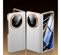 Hülle Coque pour Magic V5 Boîtier + Magnetic Hinge + Lens Cap + Glass Film,Cuir Bumper Case Slim étui pour Honor Magic V5(3)