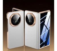 Hülle Coque pour Magic V5 Boîtier + Magnetic Hinge + Lens Cap + Privacy Film,Cuir Bumper Case Slim étui pour Honor Magic V5(4)