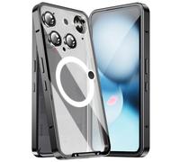 Hülle Coque pour Nothing Phone 3 Transparent étui + Wireless Charge,Metal Lens Cover Clear Case pour Nothing Phone 3(2)