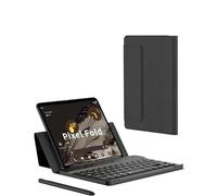 Hülle Coque pour Pixel 9 Pro Fold Clavier Magnetic Flip Folio + Stylo + Pen Slot,Book Cover Keyboard étui pour Google Pixel 9 Pro Fold(4)