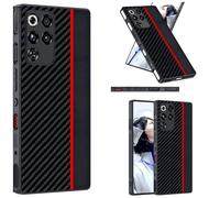 Hülle Coque pour RedMagic 11 Pro étui Carbon Fiber,Textured Cuir Slim Case pour ZTE Nubia RedMagic 11 Pro(4)