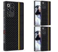 Hülle Coque pour RedMagic 11 Pro étui Carbon Fiber,Textured Cuir Slim Case pour ZTE Nubia RedMagic 11 Pro(3)