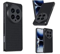 Hülle Coque pour X200 Ultra Boîtier Carbon Fiber,Texturé Cuir Slim Case Bumper étui pour Vivo X200 Ultra(1)