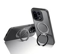 Hülle Frosted Translucent Coque pour One Plus 15 étui + Rotating Ring Stand,Wireless Charging Case pour One Plus 15(2)
