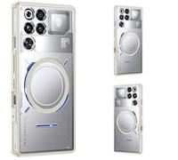 Hülle Frosted Translucent Coque pour RedMagic 11 Pro Slim étui,Wireless Charging Case Bumper Cover pour ZTE Nubia RedMagic 11 Pro(1)