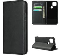 Hülle Google Pixel 4a 5g,Flip Leder Brieftasche Handyhülle, 4 Kartensteckplatz Ständerfunktion Magnetverschluss ,Klapphülle Ledertasche Schutzhülle Für Google Pixel 4a 5g - Schwarz