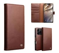Hülle Magnetic Flip Coque pour iPhone 18 Pro Max étui(21R Marron) | Stand Cuir Wallet Case,Folio Cover,Card Holder