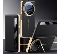 Hülle Magnetic Flip Coque pour Magic V5 Case Cuir + Lens Stand + View Window,Folio Cover étui pour Honor Magic V5(4)