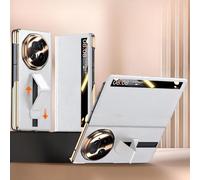 Hülle Magnetic Flip Coque pour Magic V5 Case Cuir + Sliding Wristband Stand + View Window,Folio Cover étui pour Honor Magic V5(3)