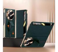 Hülle Magnetic Flip Coque pour Magic V5 Case Cuir + Sliding Wristband Stand + View Window,Folio Cover étui pour Honor Magic V5(7)