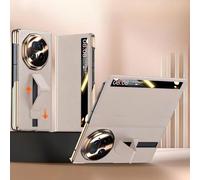 Hülle Magnetic Flip Coque pour Magic V5 Case Cuir + Sliding Wristband Stand + View Window,Folio Cover étui pour Honor Magic V5(8)