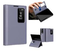 Hülle Smart Window Flip Coque pour Fold8 Wallet étui(Violet)
