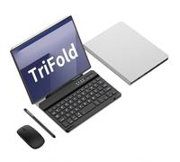 Hülle Z Trifold Clavier + Métal Support de Téléphone + Souris + Stylo,Universal Foldable Keyboard Stand Coque pour Samsung Galaxy Z Trifold(2)