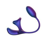 Hueman® Halo Orbit Cockring™ - Anneau pénien et plug anal avec télécommande