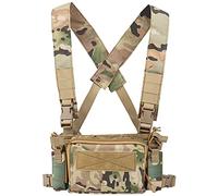 Huenco Camouflage Gilet Tactique Airsoft Ammo Poitrine Rig 5.56 9mm Magazine Carrier Combat Tactique Militaire