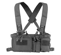 Huenco Gilet tactique d'assaut tactique 500D Molle Multicam avec plusieurs poches