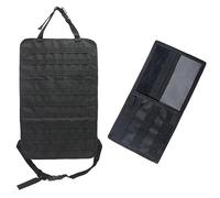 Huenco Tactical Molle Véhicule Panneau De Visière avec Molle Siège De Voiture Organisateur Retour Ensemble